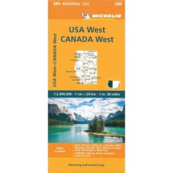 Michelin USA blad 585: USA West & Canada West