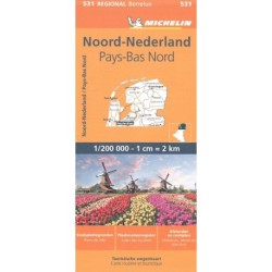 Michelin Benelux Blad 531: Holland North