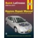 Buick LaCrosse (2005-2013) Haynes Repair Manual (USA)