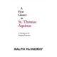 A First Glance at St. Thomas Aquinas: A Handbook for Peeping Thomists