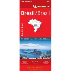 Michelin National Map 764: Brazil