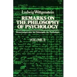 Remarks on the Philosophy of Psychology V 2 (Cloth)