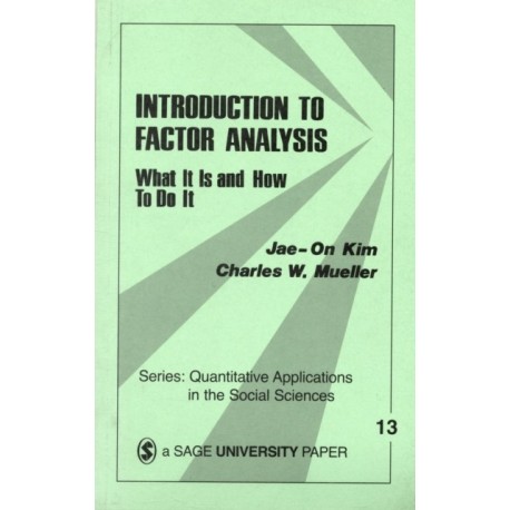 Introduction to Factor Analysis: What It Is and How To Do It