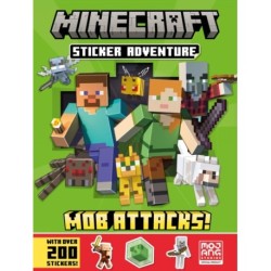 Minecraft Sticker Adventure: Mob Attacks!