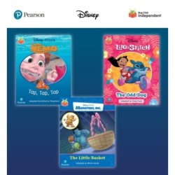 Pearson Bug Club Disney Reception Pack D, including decodable phonics readers for phases 2 to 4: Finding Nemo: Tap, Tap, Tap!, Lilo and Stitch: The Odd Dog, Monsters, Inc: The Little Basket