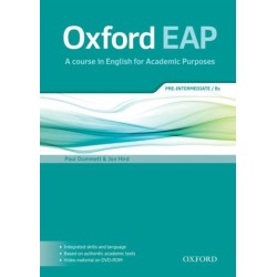 Oxford EAP: Pre-Intermediate/B1: Student's Book and DVD-ROM Pack