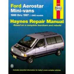 Ford Aerostar Mini-vans (1986-1997) with two wheel drive Haynes Repair Manual (USA)