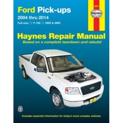 Ford full-size petrol pick-ups F-150 2WD & 4WD (2004-2014) Haynes Repair Manual (USA): 2004-14