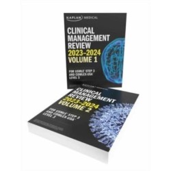 Clinical Management Complete 2-Book Subject Review 2023-2024: Lecture Notes for USMLE Step 3 and COMLEX-USA Level 3