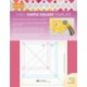 fast2cut 3-in-1 Simple Square Template: Easily Cut 3 1/2 ", 4 1/2 " & 5 1/2 " Squares