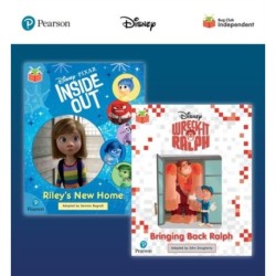 Pearson Bug Club Disney Year 2 Pack D, including Purple and White book band readers- Inside Out: Riley's New Home, Wreck-It Ralph: Bringing Back Ralph