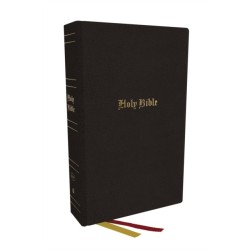 KJV Holy Bible: Super Giant Print with 43,000 Cross References, Black Genuine Leather, Red Letter, Comfort Print: King James Version