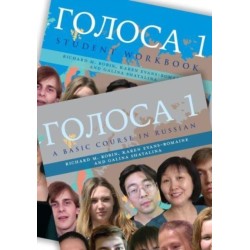 Golosa: Textbook and Student Workbook: A Basic Course in Russian, Book One
