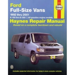 Ford full-size E-150-E-350 petrol vans (1992-2014) Haynes Repair Manual (USA): 1992 to 2014