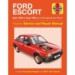 Ford Escort Petrol (Sept 80 - Sept 90) Haynes Repair Manual