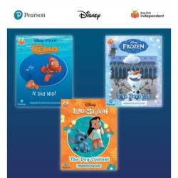 Pearson Bug Club Disney Reception Pack C, including decodable phonics readers for phases 2 and 3: Finding Nemo: It Did Nip!, Frozen: The Best Job, Lilo and Stitch: The Dog Contest