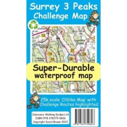 Surrey 3 Peaks Challenge Map and Guide