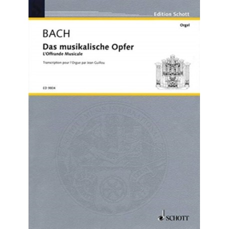 The Musical Offering: Transcription. organ.