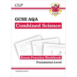 New GCSE Combined Science AQA Foundation Exam Practice Workbook with CGP RevisionHub