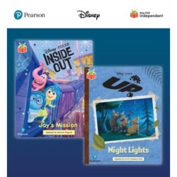 Pearson Bug Club Disney Year 2 Pack F, including White and Lime book band readers- Inside Out: Joy's Mission, Up! Night Lights