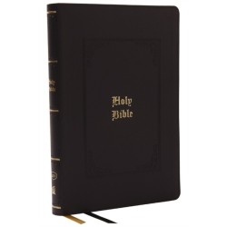 KJV Holy Bible: Giant Print Thinline Bible, Black Leathersoft, Red Letter, Comfort Print: King James Version (Vintage Series)