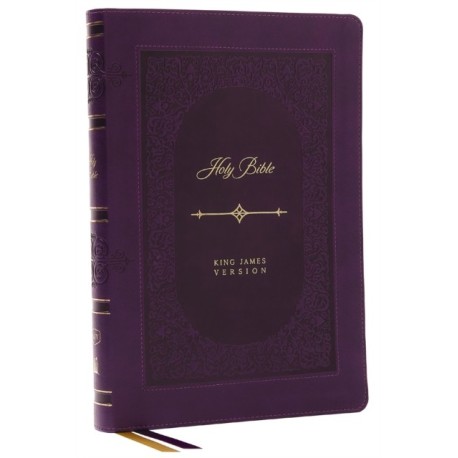 KJV Holy Bible: Giant Print Thinline Bible, Purple Leathersoft, Red Letter, Comfort Print: King James Version (Vintage Series)