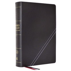 KJV, Word Study Reference Bible, Bonded Leather, Black, Red Letter, Comfort Print: 2,000 Keywords that Unlock the Meaning of the Bible