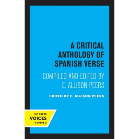 A Critical Anthology of Spanish Verse