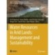 Water Resources in Arid Lands: Management and Sustainability