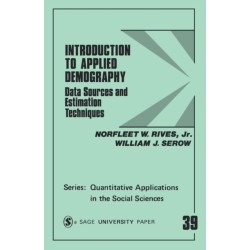 Introduction to Applied Demography: Data Sources and Estimation Techniques