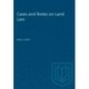 Cases and Notes on Land Law