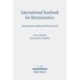 International Yearbook for Hermeneutics/Internationales Jahrbuch fur Hermeneutik: Volume 19: Focus: Plurality / Band 19: Schwerpunkt: Pluralitat
