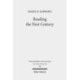 Reading the First Century: On Reading Josephus and Studying Jewish History of the First Century