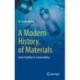 A Modern History of Materials: From Stability to Sustainability