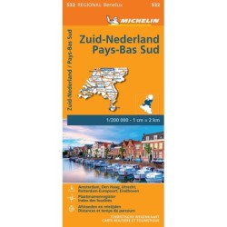 Michelin Benelux Blad 532: Holland, South