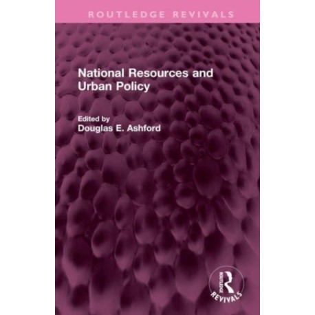 National Resources and Urban Policy