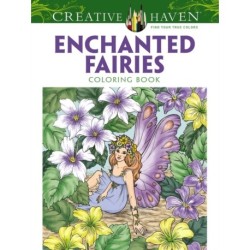 Creative Haven Enchanted Fairies Coloring Book