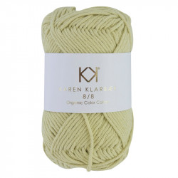 8/8 Pastel Yellow - KK Color Cotton økologisk bomuldsgarn fra Karen Klarbæk
