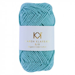 8/8 Turquoise - KK Color Cotton økologisk bomuldsgarn fra Karen Klarbæk