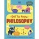 Get To Know: Philosophy: A Fun, Visual Guide to the Key Questions and Big Ideas