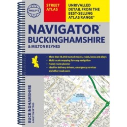 Philip's Navigator Street Atlas Buckinghamshire and Milton Keynes