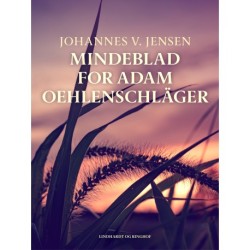 Mindeblad for Adam Oehlenschläger