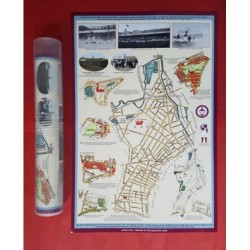 Aston Villa History of The Beautiful Name - Celebrating the 150th Anniversary of the Founding of the Football Club 1874-2024: Supplied in a Clear Split Screw Type Tube - Print Size 24" x 16" (61cm x 41cm)