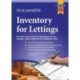 Lawpack Inventory for Lettings DIY Kit