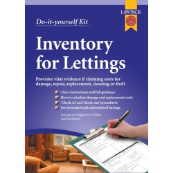 Lawpack Inventory for Lettings DIY Kit