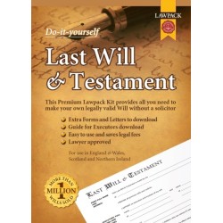 Lawpack Premium Last Will & Testament DIY Kit: All You Need to Make Your Own Legally Valid Will without a Solicitor