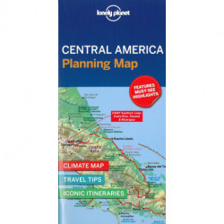 Lonely Planet Planning Map: Central America