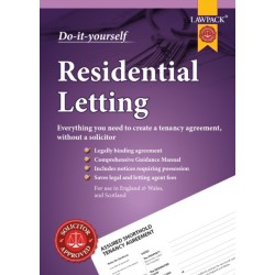 Lawpack Residential Letting DIY Kit: Everything you need to create a tenancy agreement, without a solicitor