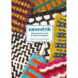 Vævestrik: flerfarvestrik med en farve ad gangen