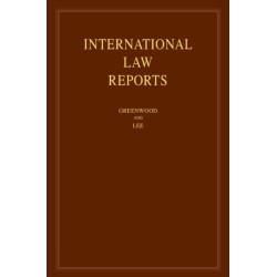 International Law Reports: Volume 184